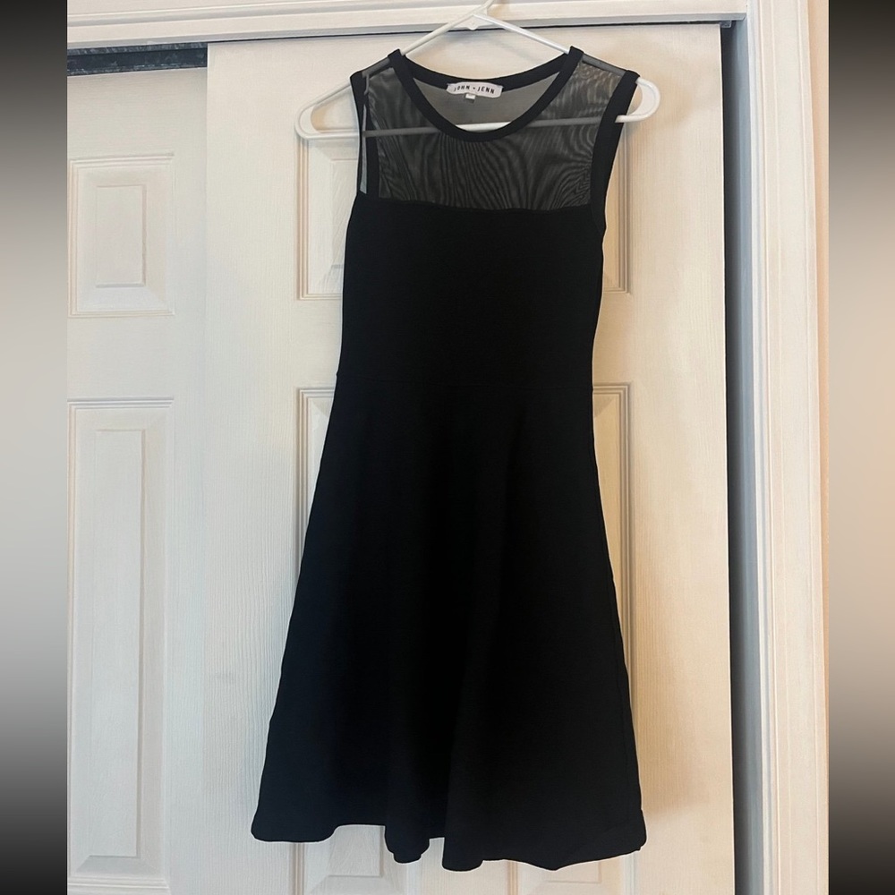 Black mini dress